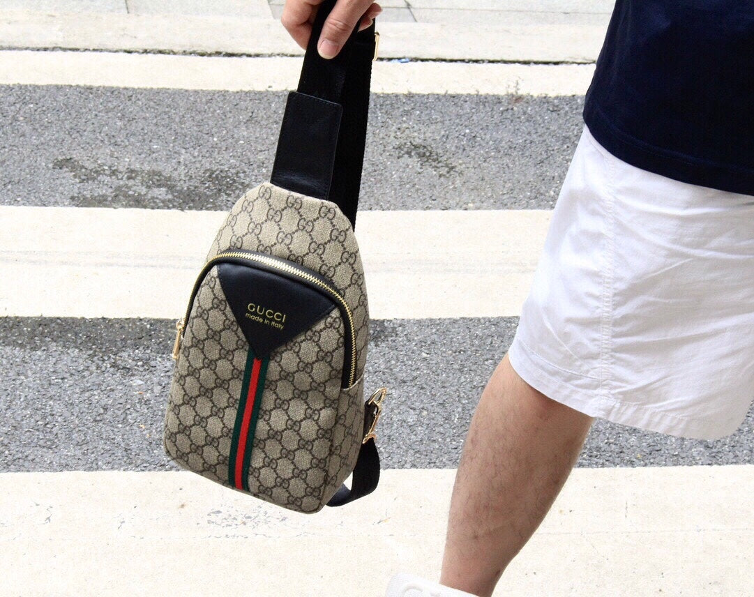 My Guy Messenger Sling Bag(Brown)